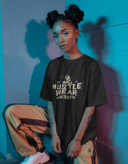 Hustle Wear Oversized T-Shirt - WillMighty